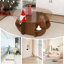 Table basse ronde avec rangement