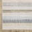 Goulart Textural Geometric Striped Ivory/ Multi Area Rug-1888268703