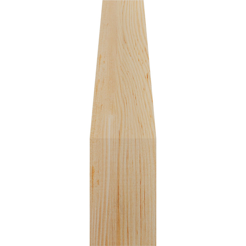 Genouillère Balboa, Sapin de Douglas, Lisse, H 16 po x l 3,5 po x P 12 po