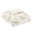 Édredon double / grand, champignon coloré, édredon en tissu, champignon et floral,