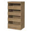 Meuble de rangement modulaire de 54,3 cm de largeur avec 4 tiroirs-107134435