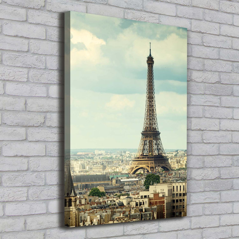 Eiffel Tower Paris - Wrapped Canvas Print