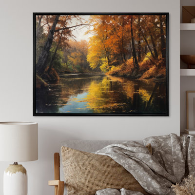 «Whimsical River and Forest III», reproduction sur toile
