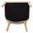 Amando High-End Beige French Country Dining Chairs, Upholstered Chairs With PE Rattan Back, Wire Drawing And Carving Techniques-1241466958