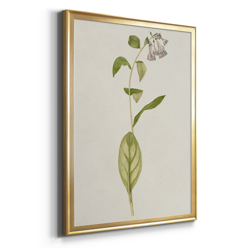 Mauve Garden Flowers IV, reproduction encadrée de qualité supérieure - prête à être accrochée, H 42,5 po x l 91,5 po x P 1 po