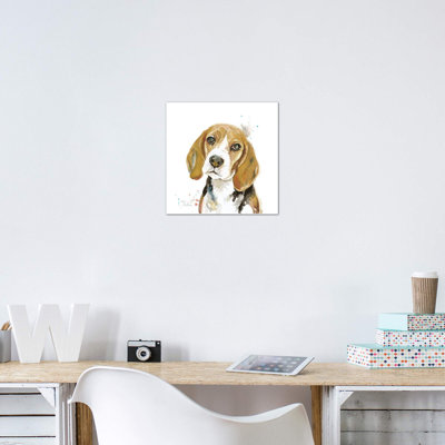 «Watercolor Beagle» par Patricia Pinto - reproduction d'art