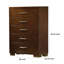 Commode 5 tiroirs l 36 po Semirah-87649990