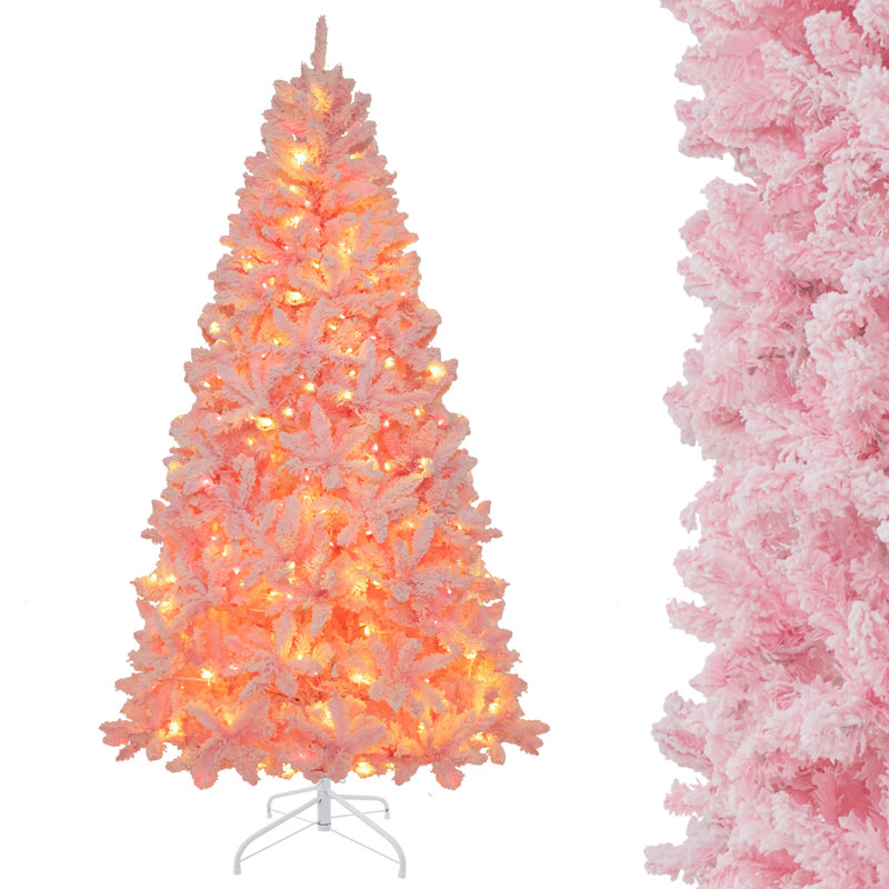 Lighted Pine Christmas Tree
