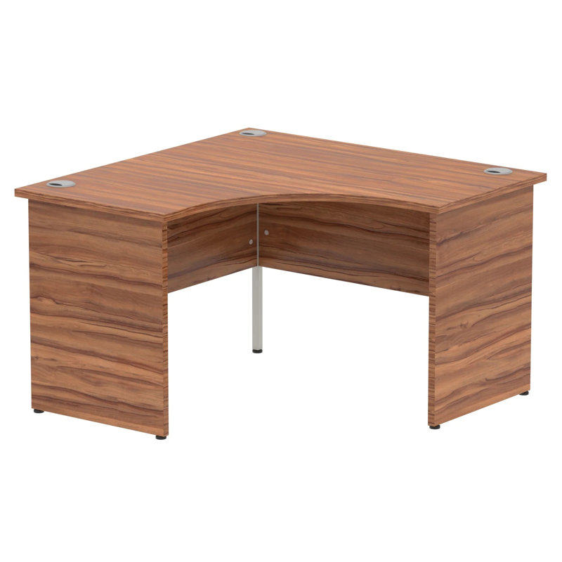 Tibay Corner Computer Desk, Walnut