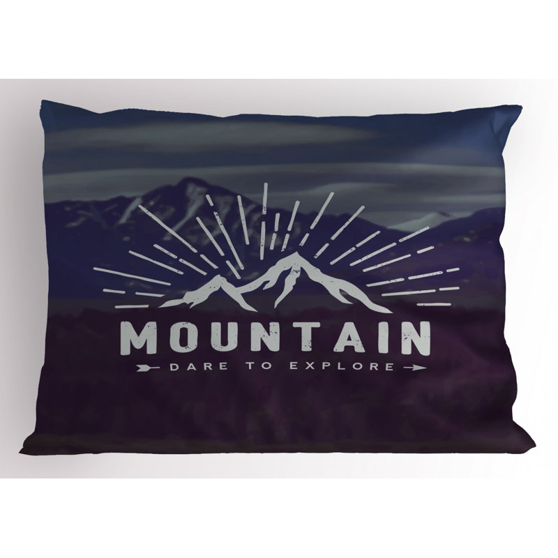 Mountain Polyester Sham Set, Twin