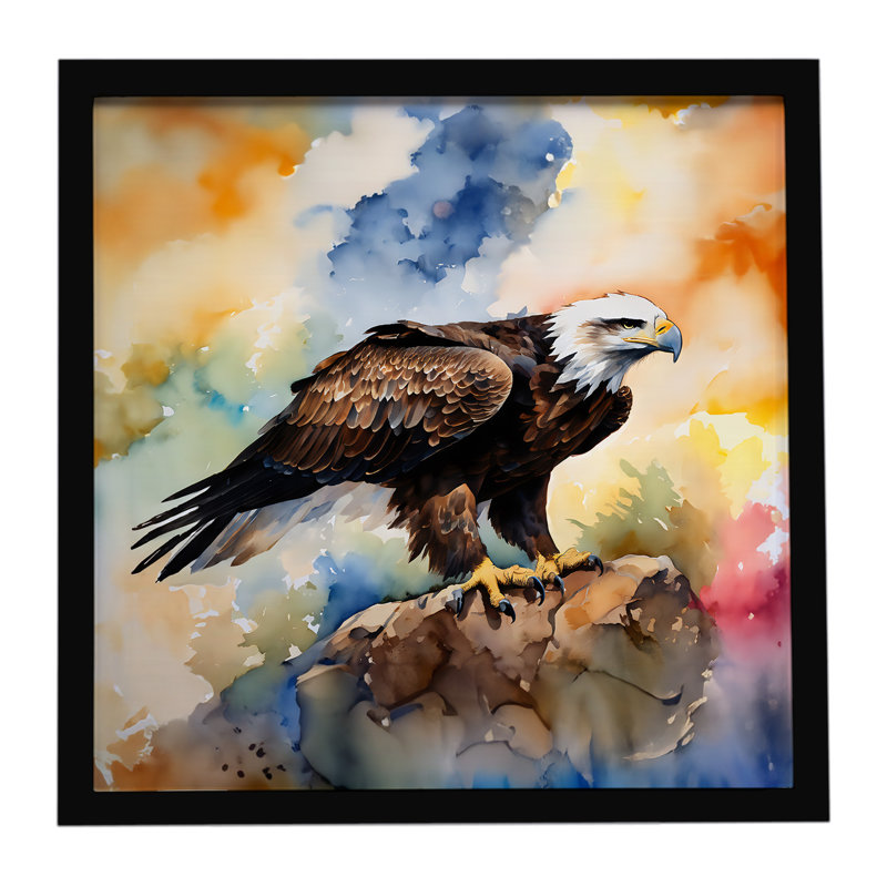 Eagle Framed Metal Print