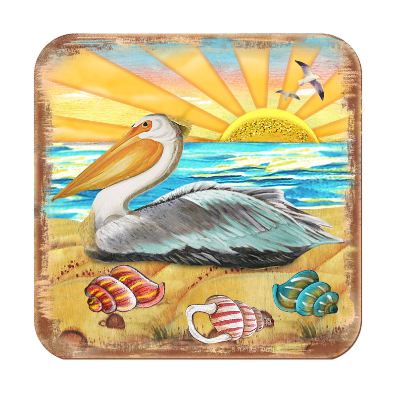 Sous-verre pelican