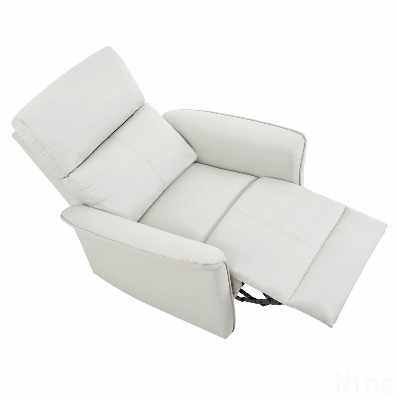PU Leather Manual Rocker Recliner - Glider, Small Spaces, Nursery/Home Theater