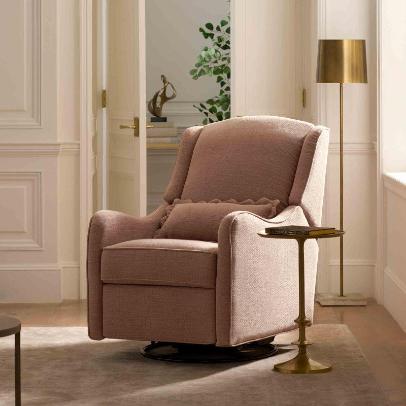 Devon Recliner and Swivel Glider, Performance Dusty Rose