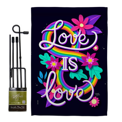 Double Sided 222'' H x 156'' W Polyester Kwanzaa Flag Set