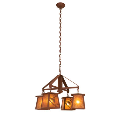 Rustic Lodge 4 - Light Chandelier
