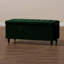 Cubed Cubed Ottoman Storage Box in Soft Holland Naples with Black Wooden Legs- Multi-Functional Blanket Box-119378945-119378954