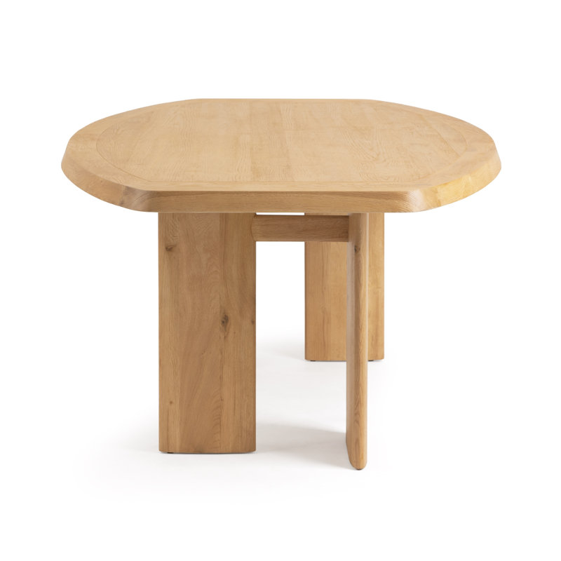 Sorento Rectangle Oak Dining Table, Natural