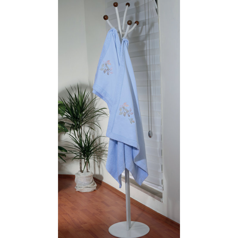Ensemble de serviettes 100% coton 2 pièces Benzion