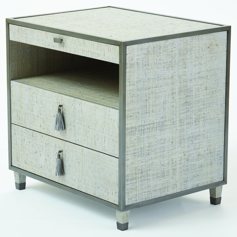 Bedside Chest, Silver