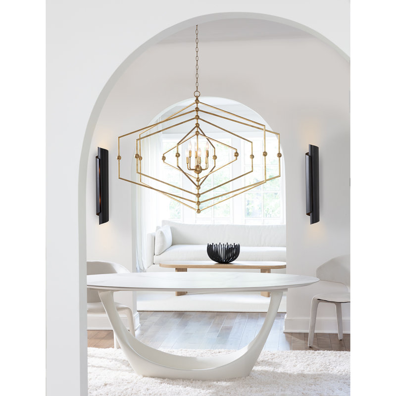 Flute 2 - Light Wallchiere, Natural Brass