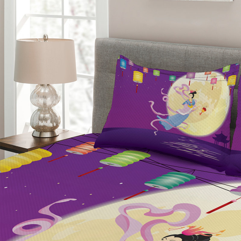 Eclectic Polyester Coverlet