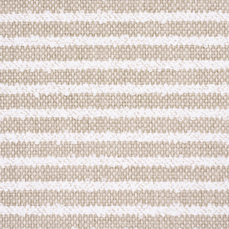 Boucle Stripe Indoor/Outdoor Fabric, Flax