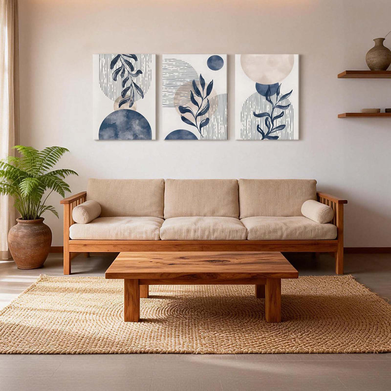 3 Piece Wrapped Canvas Wall Art
