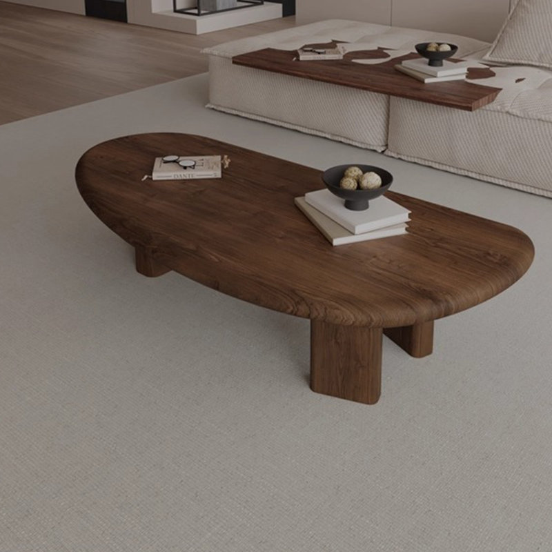 Table basse Modern, Bois brun foncé