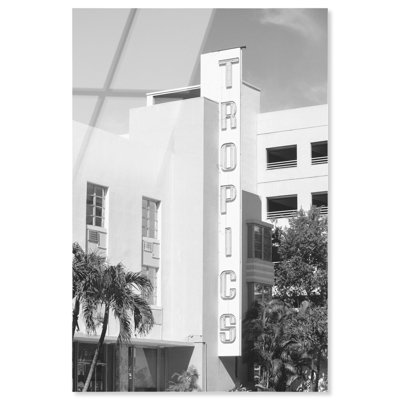 At the Tropics Acrylic Print Miami Art Prints by Notoriart