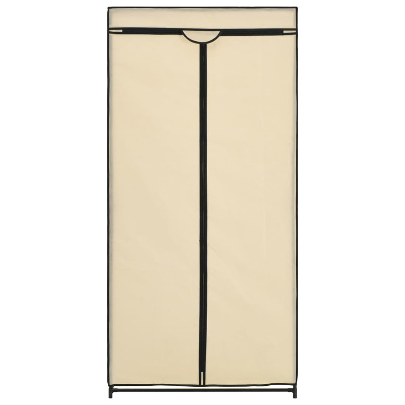 2 Door Wardrobe, Cream