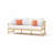 Kooper 76In Sunbrella Outdoor Sofa - Cast Coral-115886618