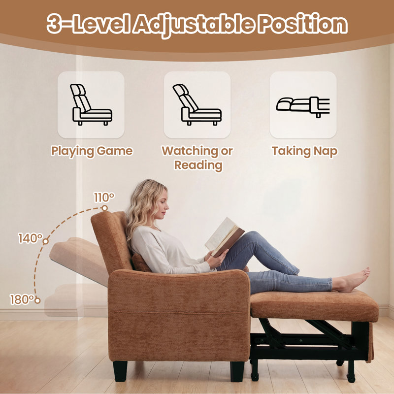 Fauteuil rembourré convertible, 0 gamme