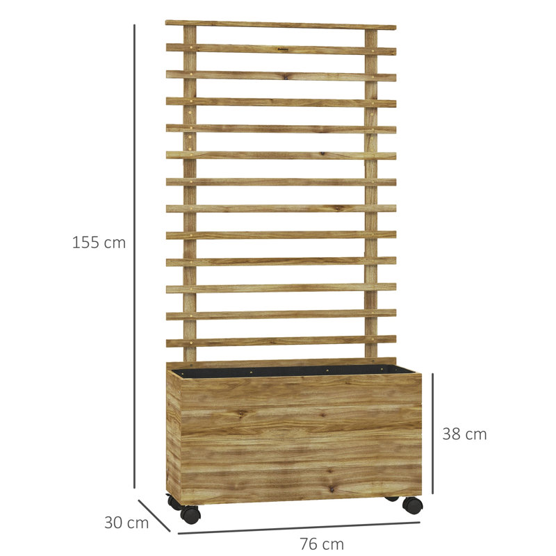 Briannie Wood Elevated Planter