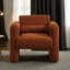 Chaise d'appoint en sherpa Mae avec coussin lombaire Mae-359974867