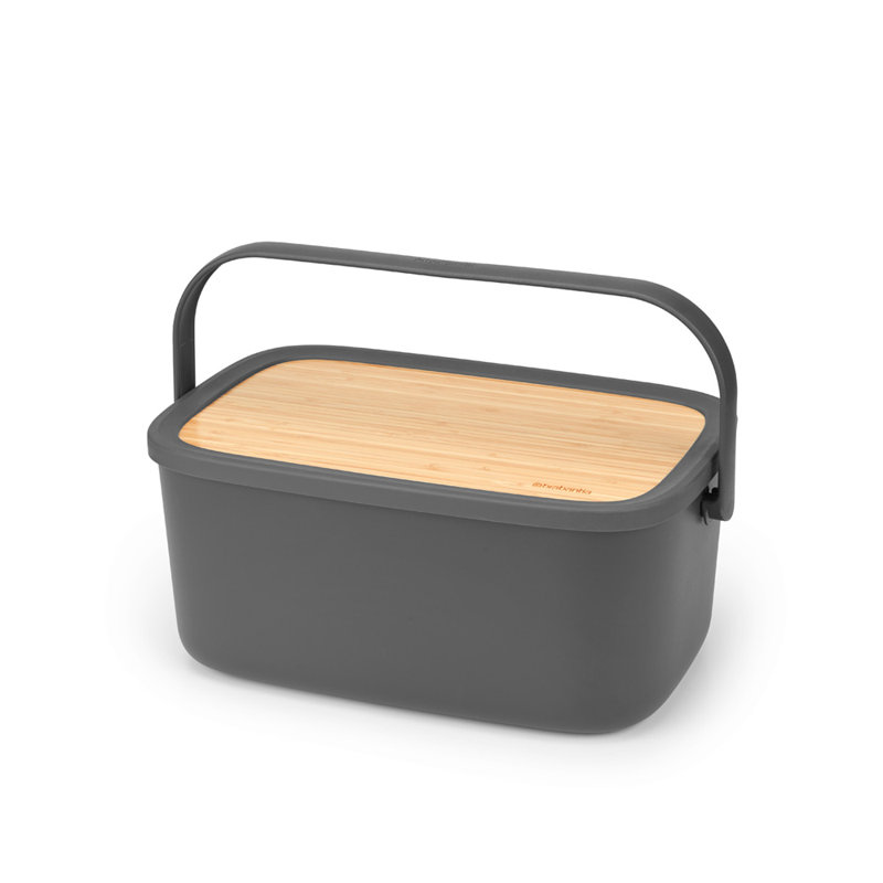 Boîte à pain Brabantia Nic, Gris foncé