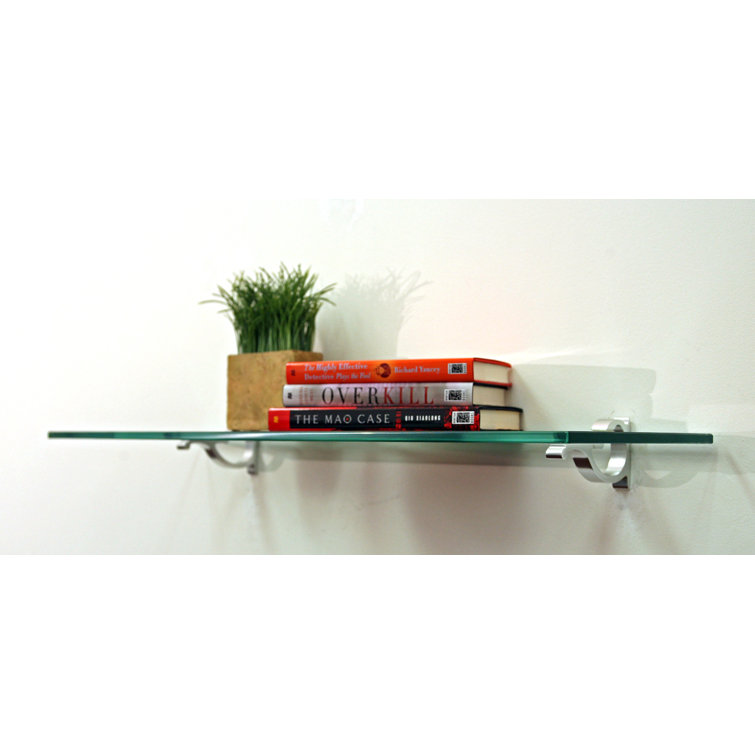 Dasheika Glass Bracket Shelf