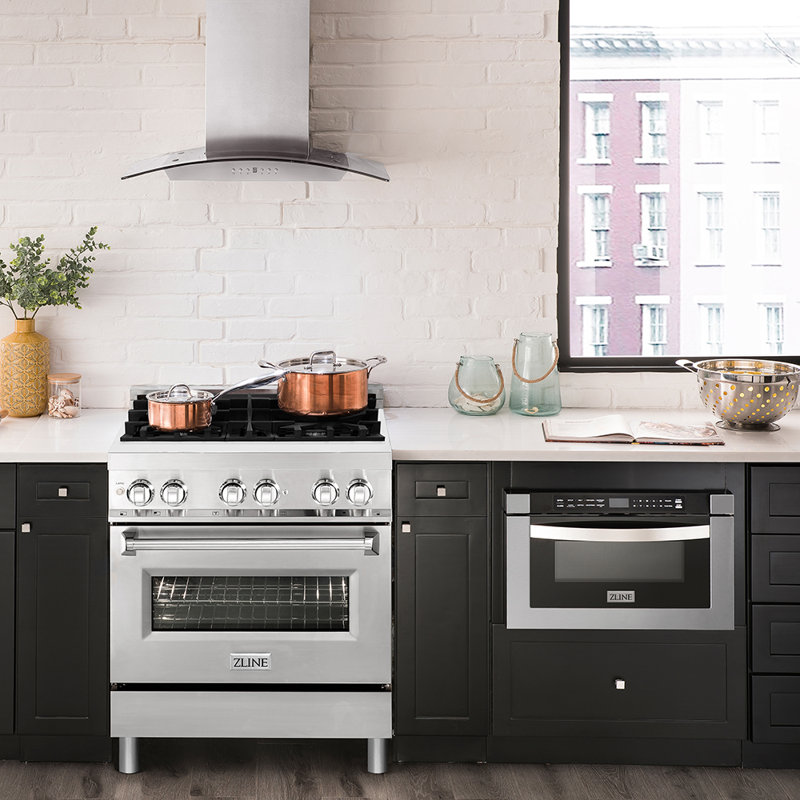 ZLINE 30" Legacy Dual Fuel Range, Satin Stainless Steel