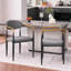 Chaise rembourrée moderne avec accoudoirs dorés-1436079899