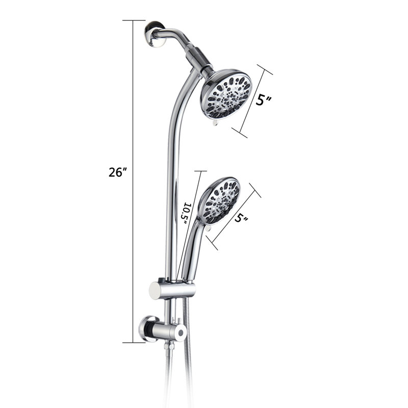 Dual Shower Head Spa System, Chrome