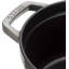 Staub Cast Iron 24cm Round Roaster/Cocotte, 3.8L, Dark Blue, Dishwasher Safe-572429467-572429460