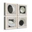 Moderniste Neutre I - ensemble de 4 peintures sur toile encadrées-60148790-60148795