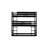 Space-saving Detachable Triple Twin Rubber-wood Bunk Bed-1516473358