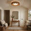 Plafonnier encastré 1 lumière DEL 16 po Boho / Natural Farmhouse