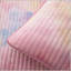 Ensemble de courtepointe imprimé tie-dye aquarelle 4 pièces pour lit double/queen avec coussin décoratif