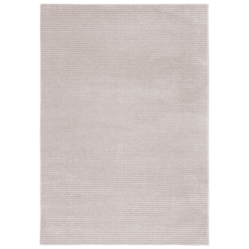 Antenor Power Loomed Polyester Area Rug in Beige, Rectangle 4' x 6'