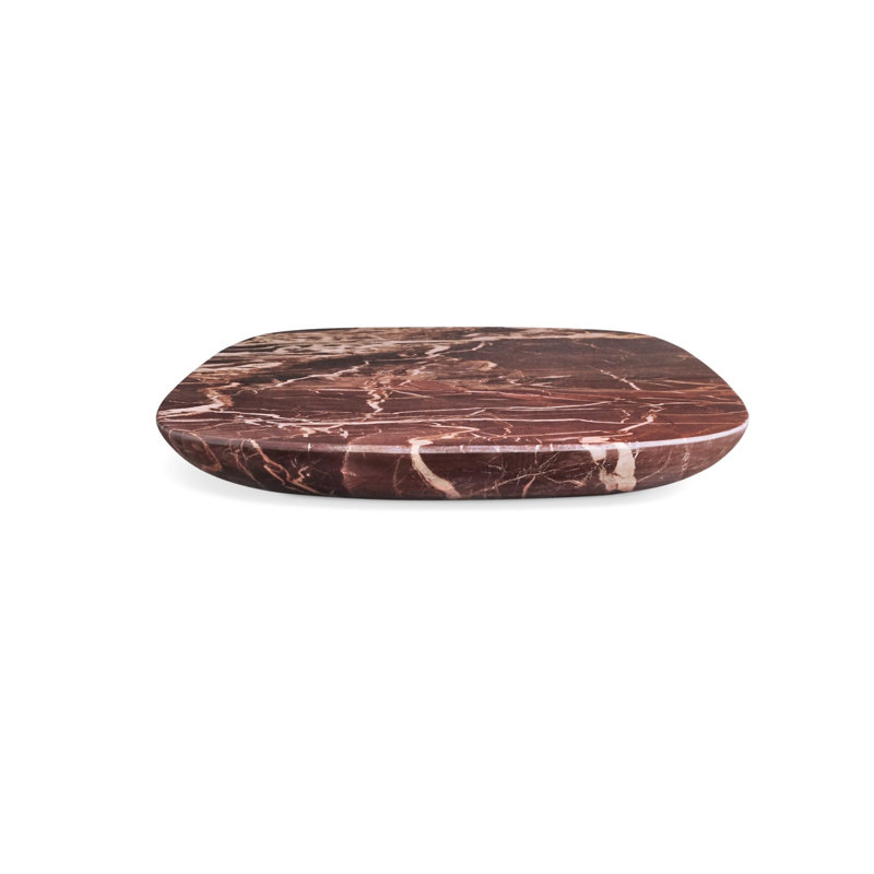 Delicious Marble Decorative Tray, 1" H x 16" W x 13" D, Cherry Marble
