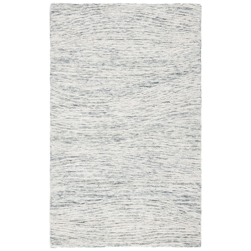 Alea Metro Hand Tufted Indian Wool And Cotton With Latex Abstract Rug, Rectangle 3' x 5'