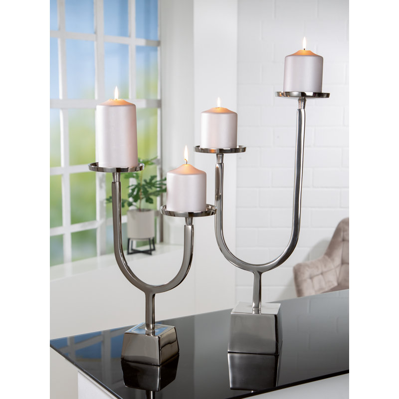Aluminum Fireplace Candlestick