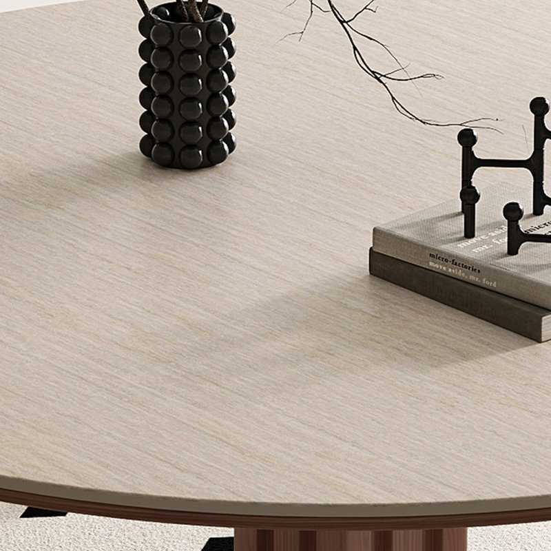 Retro-style round table